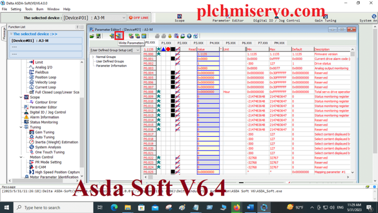 Asda Soft V6.4.0.0 Delta servo drive Software Download